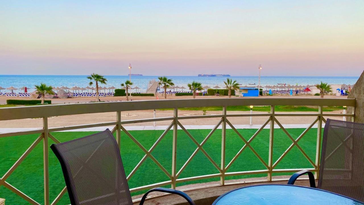 Porto South Beach Royal Sea View Families صف اول بحر مباشر 艾因苏赫纳 外观 照片