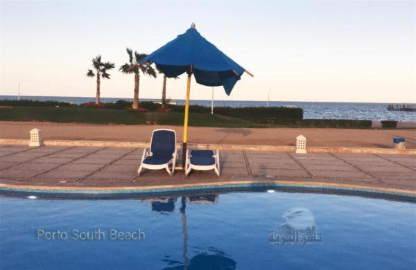 Porto South Beach Royal Sea View Families صف اول بحر مباشر 艾因苏赫纳 外观 照片